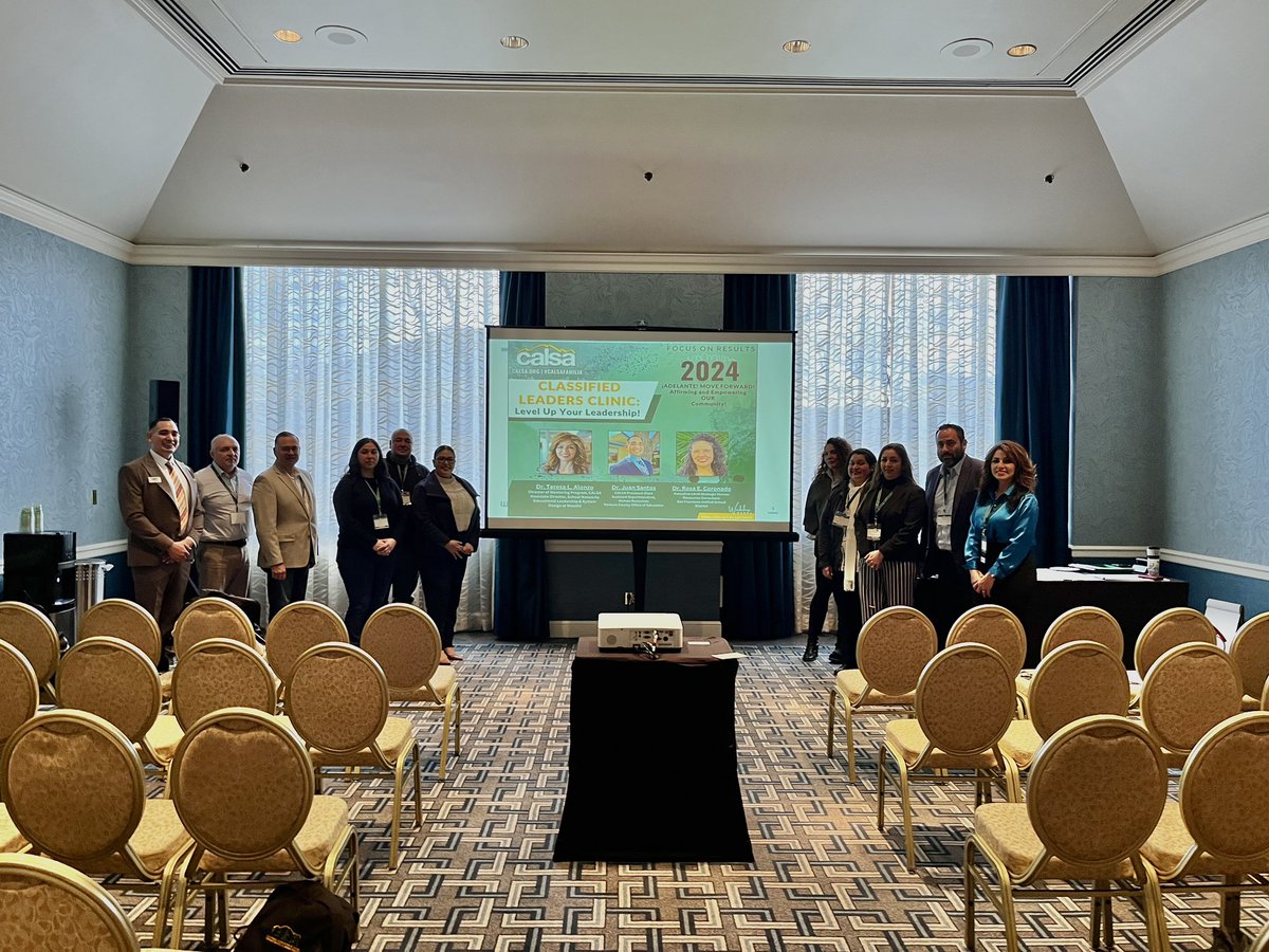 CBOJess's tweet photo. Day 1 of @CALSAfamilia #CALSAFOR2024 with a day filled with a Classified Leadership clinic, @Adobe kickoff of amazing tools for our students, mariachis, and familia! #adelante @BUSDFuentes @juansantos1976 @fightonfamily @LeticiaOrdazTV @JessOchoaMEd @zjgalvan https://t.co/YMPfc7XYri