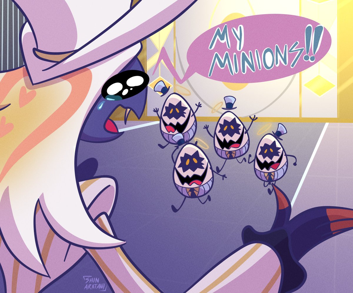 ShinAratani's tweet photo. I hope Sir Pentious can meet with them again!🤧
.
.
.
#HazbinHotel #HazbinHotelFanart #HazbinHotelSirPentious #SirPentious https://t.co/kPh7FRdwuV