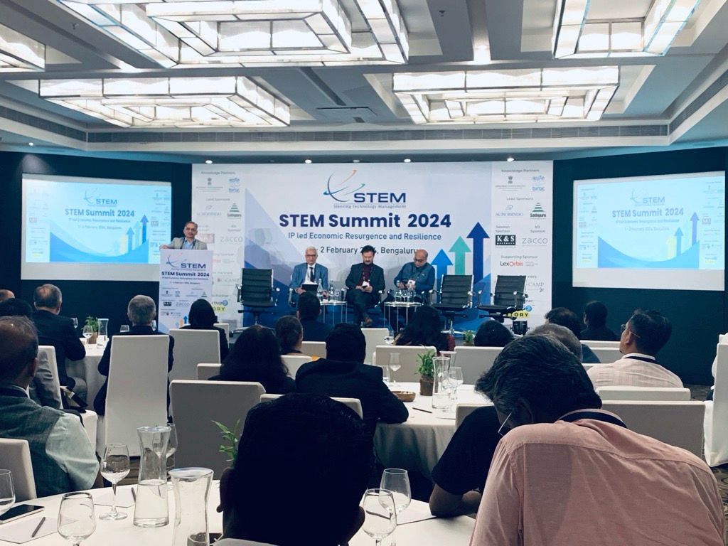 Dr Raj Shirumalla, Mission Director, #NationalBiopharmaMission, @BIRAC_2012 shared his views on IP Led Economic Resurgence and Resilience and his thoughts on expansion of the ecosystem to support growing innovation-led economy during the inaugural session of #STEMSummit2024
