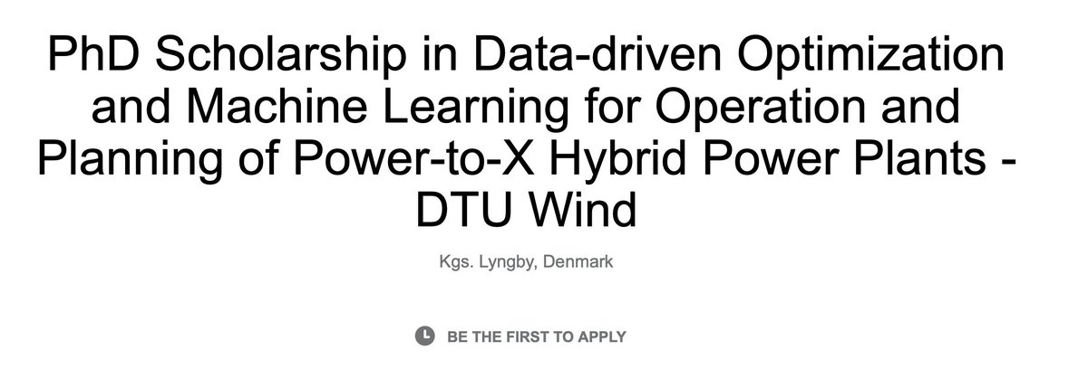 Immediate PhD position in our section at DTU, Denmark @DtuWind.
Job description and application link: lnkd.in/duMJxGb6
Deadline: February 19, 2024