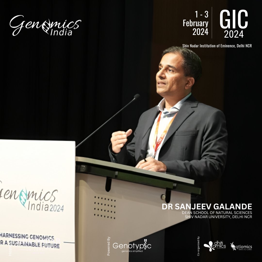 Predictive healthcare is the future of medicine! genomics & epigenomics play a significant role, providing us the power to comprehend & project our health journey for the years ahead.
@SanjeevSaGa, Dean, School of Natural Sciences, @ShivNadarUniv