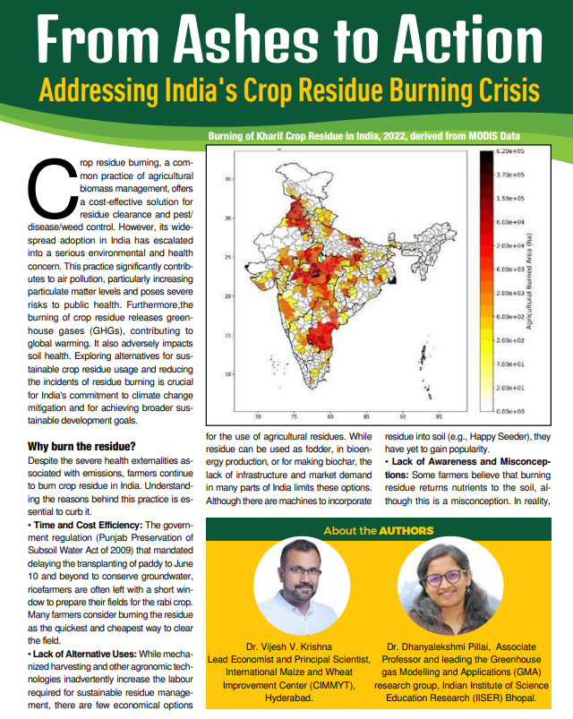 gmalab_iiserb's tweet photo. Our article in Agriculture Today magazine @agri_today  on 'Climate Change and Agriculture - POST COP 28', explaining mitigation possibilities. @Dhanya__Pillai and @VijeshKrishna10 @CIMMYT @iiserbhopal @EduMinOfIndia @IndiaDST https://t.co/vQW5Zva2YL