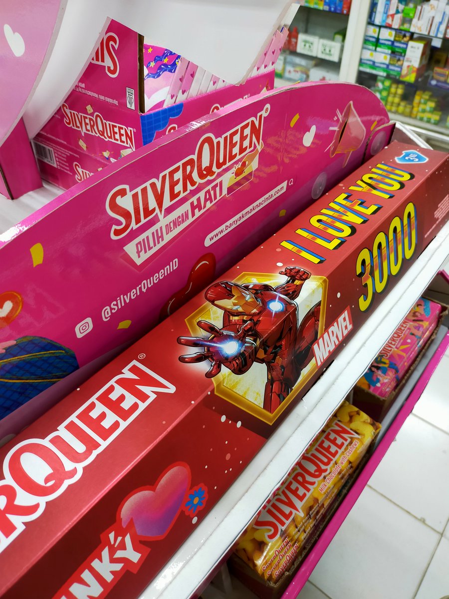 lailadiazzz's tweet photo. SILVERQUEEN ADA YG VERSI IRON MAN WEHHH, MAMA PENGENNN😭😭😭 https://t.co/xZ3gPQitGD