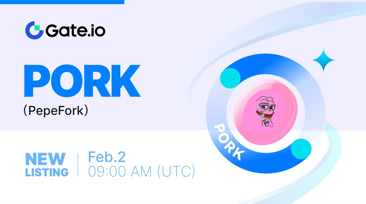 Gate_Launch's tweet photo. #Gateio New Listing: $PORK @Pork0x
⏰Trading Starts: 9:00 AM, Feb 2, 2024 (UTC)
📈Trade Here: https://t.co/C2aQkz8B4l
#NewListing #GateioStartup #Launchpad https://t.co/qYiLSDb3On