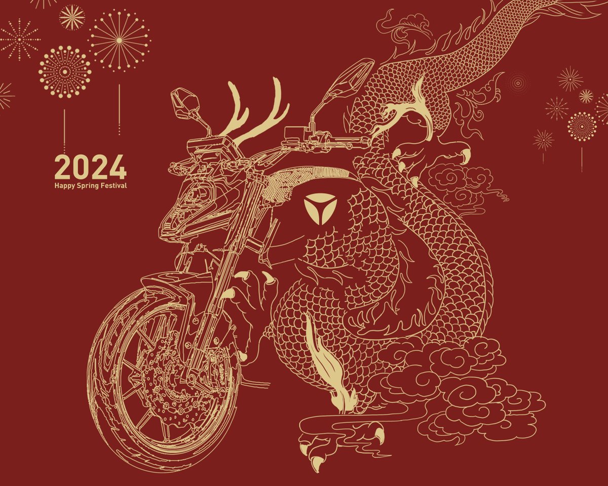 As the Spring Festival approaches, Yadea extends warm wishes to our global users for a spirited Year of the Dragon, filled with prosperity and good fortune. May the coming year bring you joy, success, and fulfillment in all your endeavors. Happy Lunar New Year! #Yadea #newyear