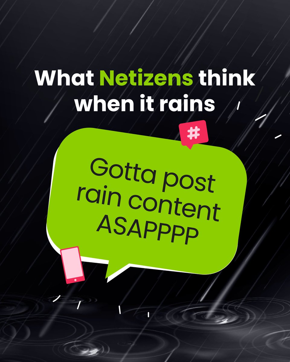 Netizency's tweet image. rain post first, umbrella second

#Netizency #RainPost