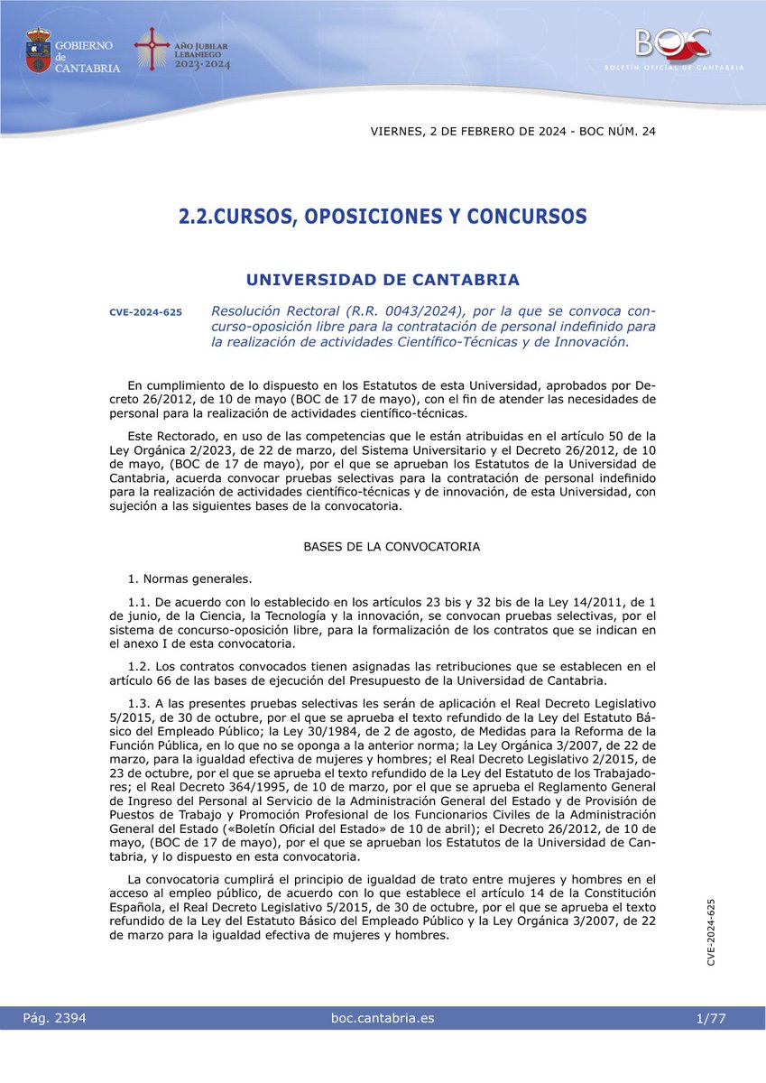 Boletín Oficial de Cantabria tweet media