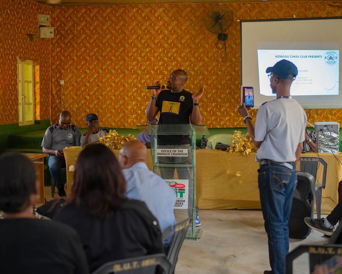 solphilms's tweet photo. Prioritizing mental health and making wise decisions are crucial. Chess, a powerful tool for teachers. Thanks @ikoroduchessclub, @chesstoschool, @nigerianunionofteachers
#nigeriaunionofteachers #Chess #ikoroduchessclub #chesstoschool https://t.co/w46g9znz3M
