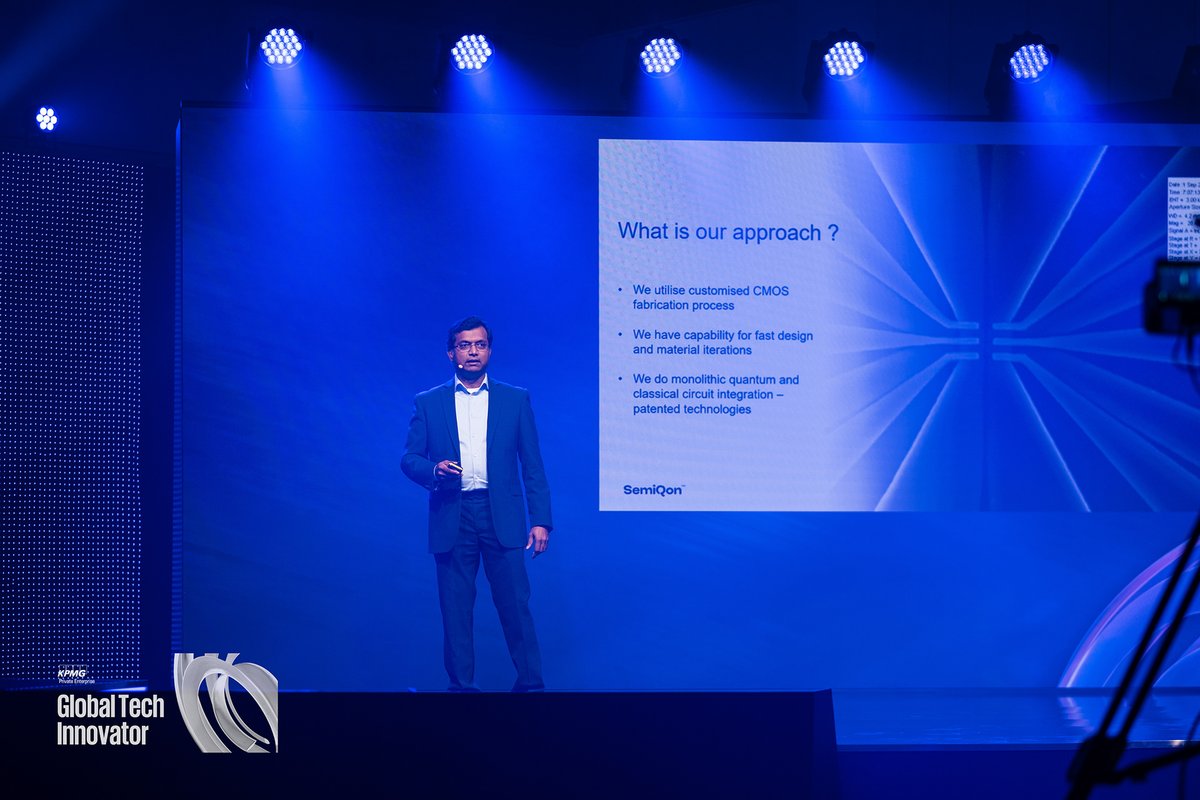 Quantum startup <a href="/SemiqonTech/">Semiqon Tech</a> has placed among the top three at KPMG's Global Tech Innovator 2023 Competition.🏆 

The <a href="/vttfinland/">VTT</a> spinout's silicon-based technology aims to make quantum computers more scalable and sustainable. ⚛️

ow.ly/yf3Q50Qx2H2  @KPMGStartup_fi #finland