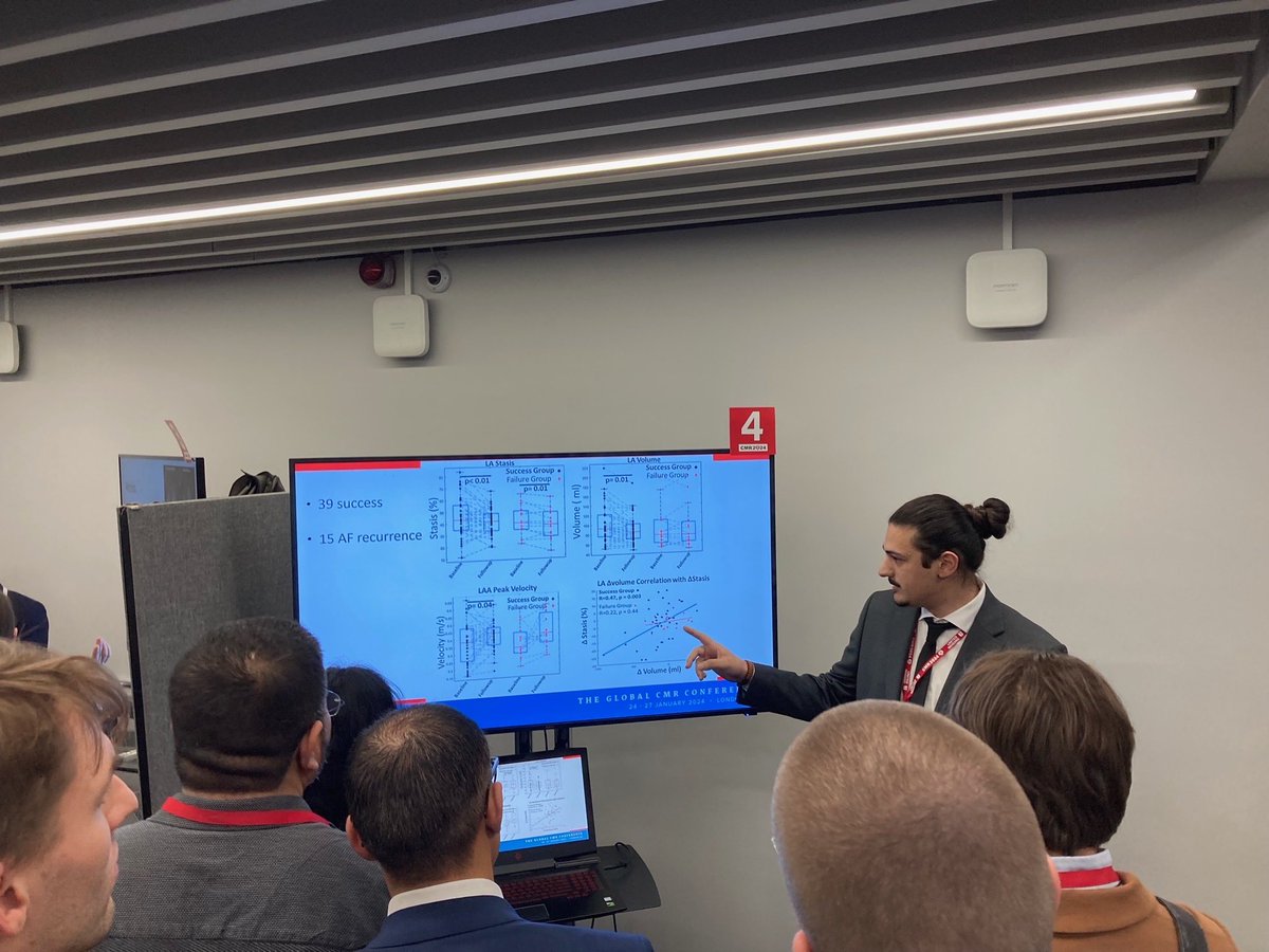 David Dushfunian (@daviddushfunian) on Twitter photo An Amazing experience at #CMR2024 in London and a great showing for <a href="/NURadiology/">Northwestern Radiology</a>. Glad to be able to present our 4D flow MRI work on post-ablation hemodynamic changes in patients with atrial fibrillation. <a href="/NUCVMRI/">Cardiovascular MRI Research Group</a> An Amazing experience at #CMR2024 in London and a great showing for <a href="/NURadiology/">Northwestern Radiology</a>. Glad to be able to present our 4D flow MRI work on post-ablation hemodynamic changes in patients with atrial fibrillation. <a href="/NUCVMRI/">Cardiovascular MRI Research Group</a>