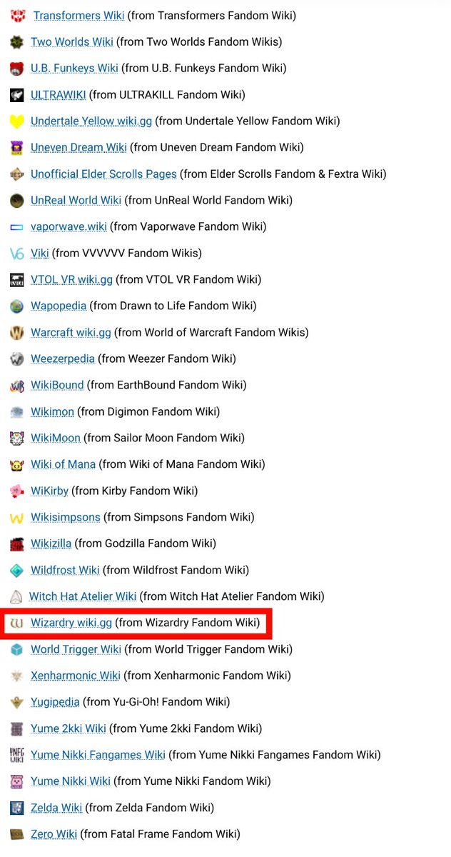 WizardryWiki's tweet photo. Good news, @IndieWikiBuddy now supports Wizardry Wiki! A browser extension that lets users redirects and hides Fandom links in search engine of your choice to the relevant one, in addition to @ggwikis as well.
https://t.co/e8rz9OQ1J9 https://t.co/Ldxf9rl3BQ