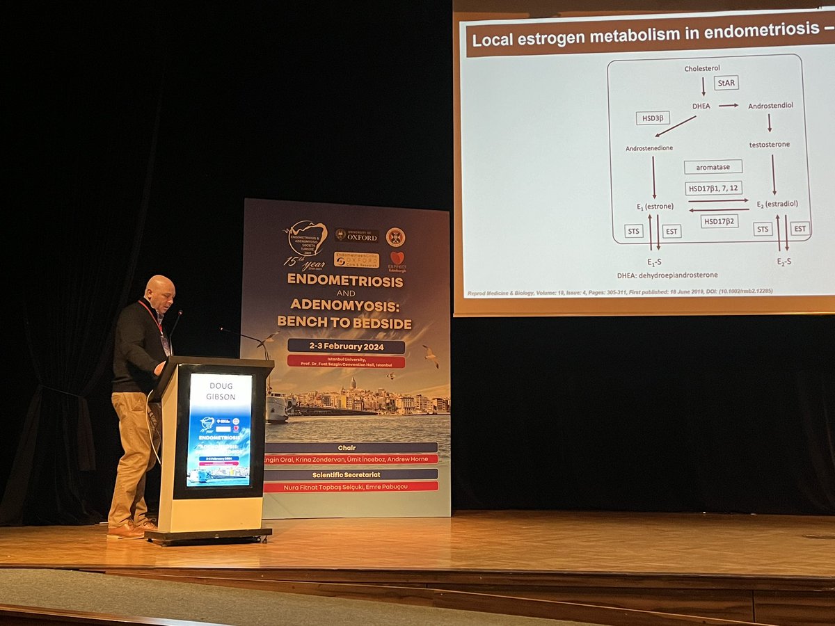Jacqueline Maybin (@jackiemaybin) on Twitter photo A great overview of the role of ovarian steroids in endometriosis by <a href="/douglasagibson/">Douglas Gibson</a> at Endometriosis and Adenomyosis: bench to bedside. <a href="/EdinUni_CRH/">The Centre for Reproductive Health</a> A great overview of the role of ovarian steroids in endometriosis by <a href="/douglasagibson/">Douglas Gibson</a> at Endometriosis and Adenomyosis: bench to bedside. <a href="/EdinUni_CRH/">The Centre for Reproductive Health</a>