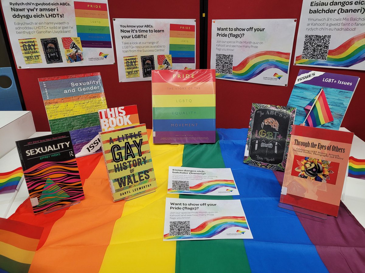 taffyhart's tweet photo. We are LGBT+ ready in our @CAVC_Success Centres! Come along and see some of the resources we have and take part in our fun quiz! #LGBTmonth 🏳️‍🌈🌈 https://t.co/7DjjocprgW