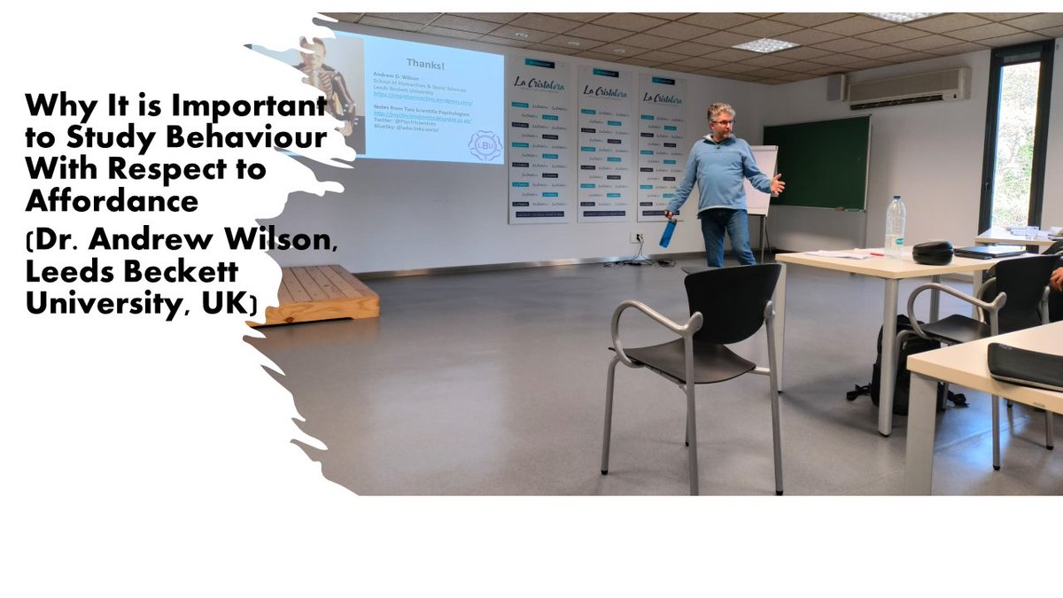 REPAIRS-ETN (@etnrepairs) on Twitter photo "Huge thanks to <a href="/PsychScientists/">Andrew D Wilson is now @adw.bsky.social</a> for an enlightening lecture at our NTE 4! 🌐📚He highlighted the importance of exploring the crucial link between behaviour and affordance. A captivating session that left us with valuable insights! "Huge thanks to <a href="/PsychScientists/">Andrew D Wilson is now @adw.bsky.social</a> for an enlightening lecture at our NTE 4! 🌐📚He highlighted the importance of exploring the crucial link between behaviour and affordance. A captivating session that left us with valuable insights!