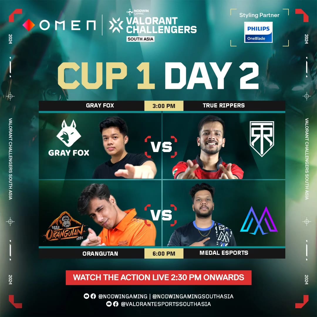 Will Medal eSports rise from the ashes of last year's defeat or will the mighty apes swing through the competition with the same wild momentum? 

Check out the match schedule for today ➡

🔴Don't miss out on action live today, 2:30 PM IST
#vsca