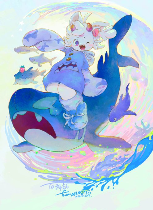 「1girl shark」 illustration images(Latest)