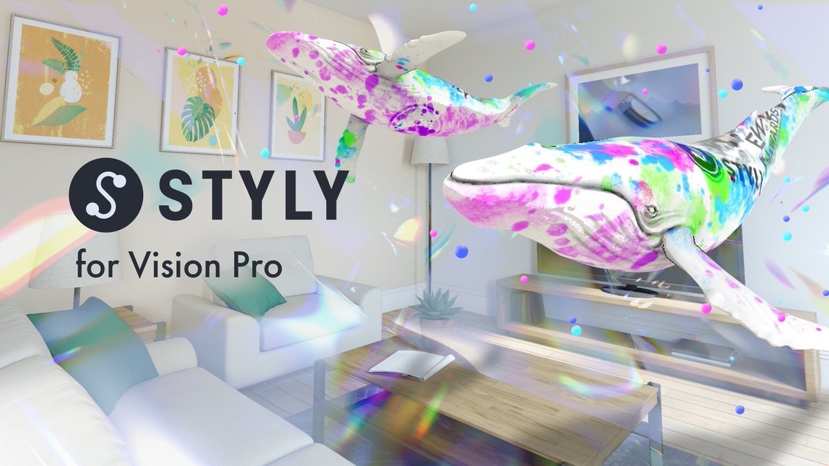STYLY is now available for Apple Vision Pro!!

#STYLY #VisonPro #visionOS
styly.inc/news/released-…