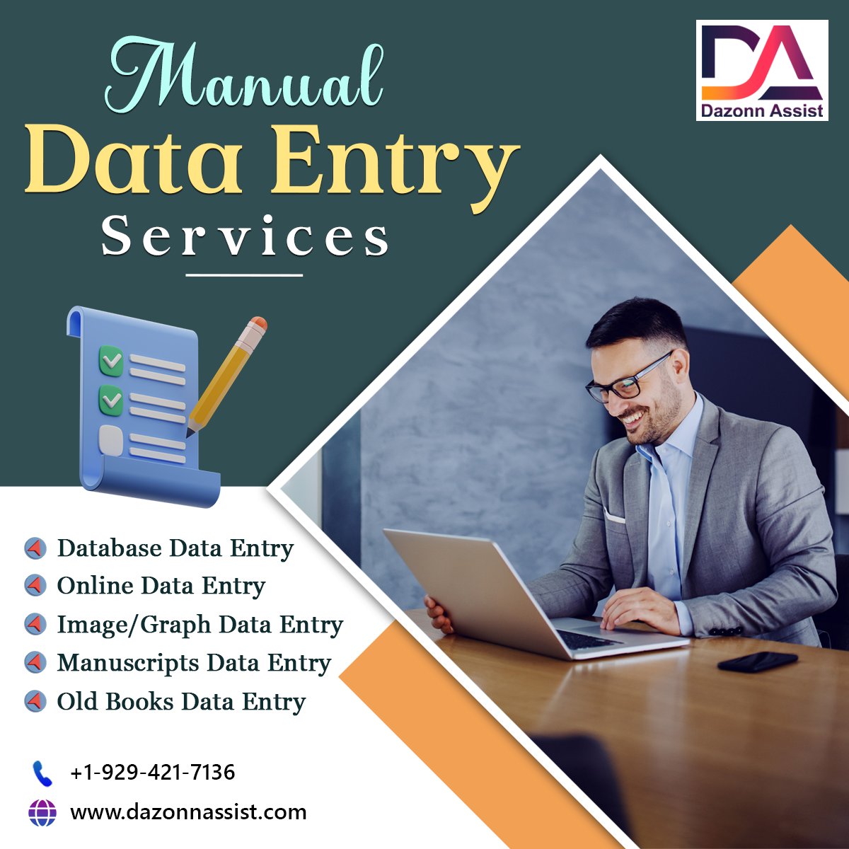dazonn_assist's tweet image. 📊 Our dedicated team ensures accurate input and organization of your valuable information, saving you time and resources. #ManualDataEntry
𝐆𝐞𝐭 𝐈𝐧 𝐓𝐨𝐮𝐜𝐡 𝐖𝐢𝐭𝐡 𝐔𝐬 𝐀𝐭:👇
📲 +1-929-421-7136
🌐 dazonnassist.com/manual-data-en…