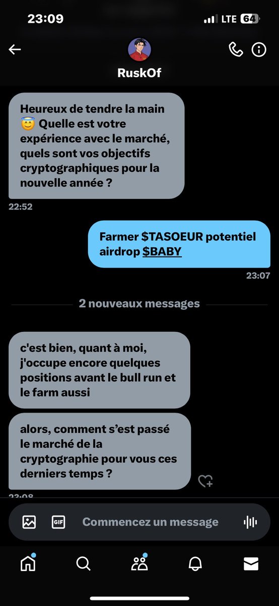 rusk0f's tweet photo. Bonjour à tous, sauf à ces gros FDP de @_CryptoRuskOf / Ruskof sur Telegram (https://t.co/NkUWu0ONjR) et tous les fakes comptes de scammers

Ils gagneraient sans doute 10x plus si ils mettaient autant d'efforts à grind le web3 "honnêtement" plutôt que d'essayer de scam les débutants 🤦‍♂️

Merci de signaler ces fumiers et faites attention svp: j'ai l'impression que y'a 10x plus d'arnaques qu'en 2021 aussi bien sur twitter, telegram que discord 🙏