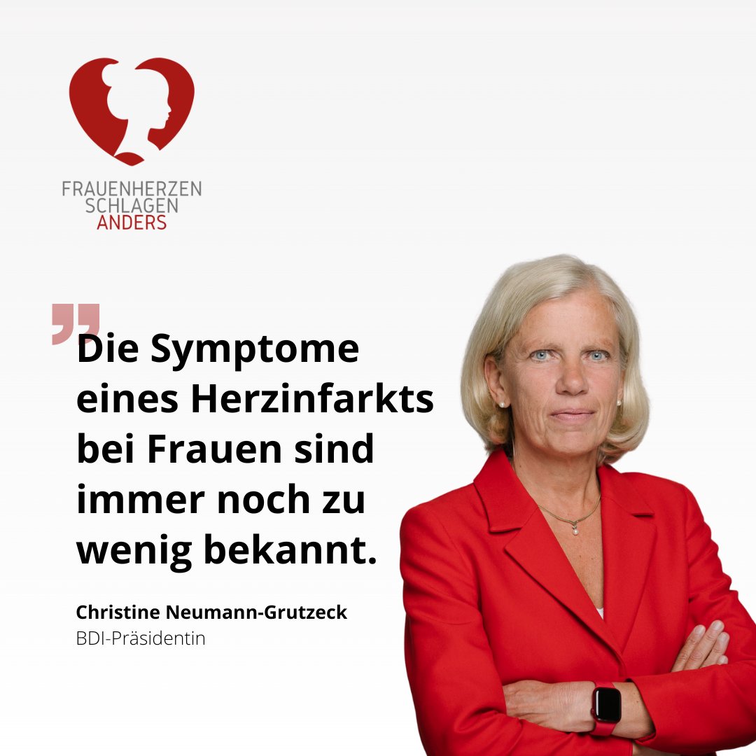 Das Bewusstsein für Frauengesundheit schärfen – das ist das Ziel des Aktionstags „Frauenherzen schlagen anders“ am 2. Februar 2024. Der BDI unterstützt die Idee dahinter und thematisiert #Gendermedizin auch im Symposium der AG 'Internistinnen im BDI' auf dem diesjährigen Kongress