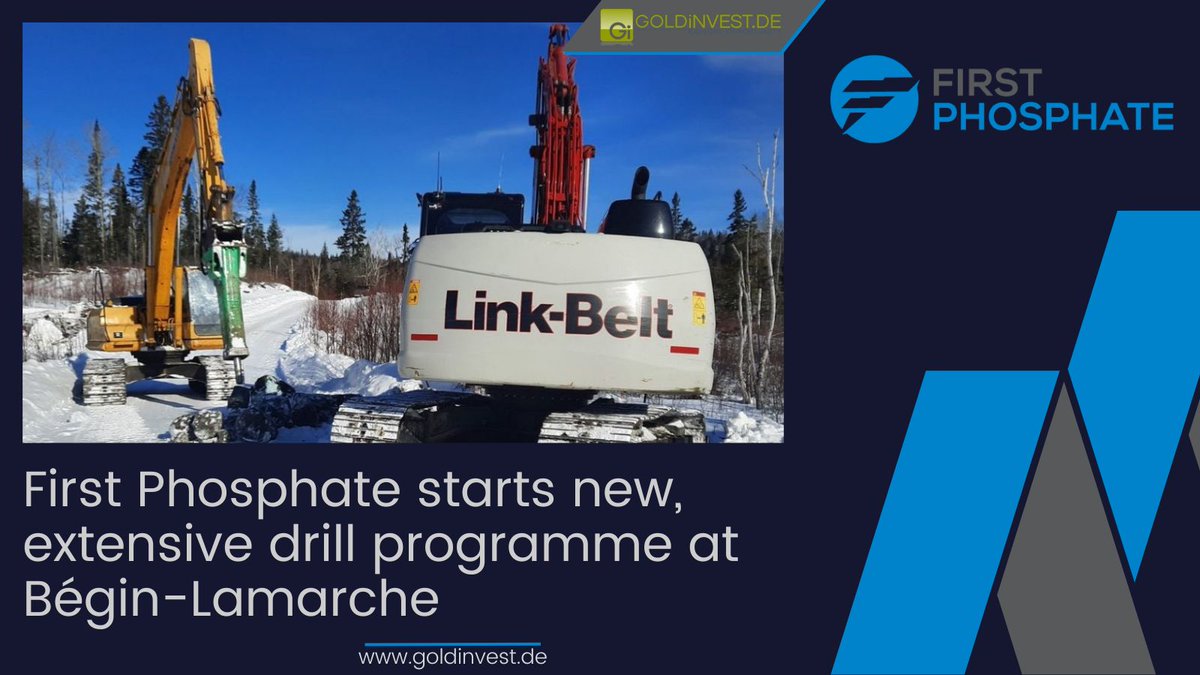 #FirstPhosphate will carry out a 25,000 metres drill programme at its Bégin-Lamarche project this year. The programme will be funded through the recent financing which resulted in gross proceeds of 8.2 million Canadian dollars for the company.

Read more ▶️▶️
