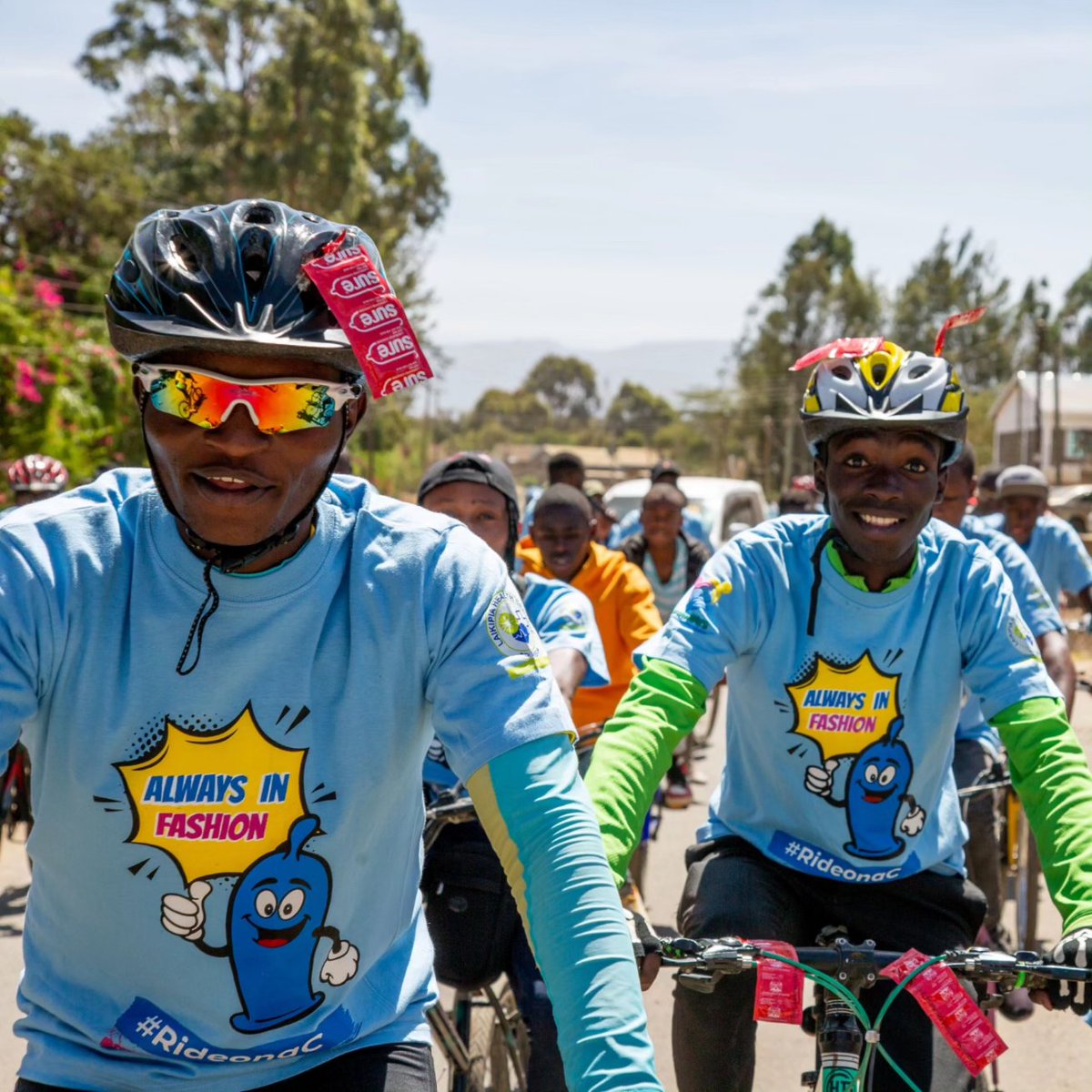 DDINITIATIVE's tweet photo. Young key populations have up to 21 times higher risk of HIV infection than the general population. This #ICD2024 join us as we use fun,colorful, sporty, educative activities in Nanyuki, #Laikipia County to sensitize on #condoms proper use! @PublicPathways #rideonaC #condomsense https://t.co/plUpQQSyYK