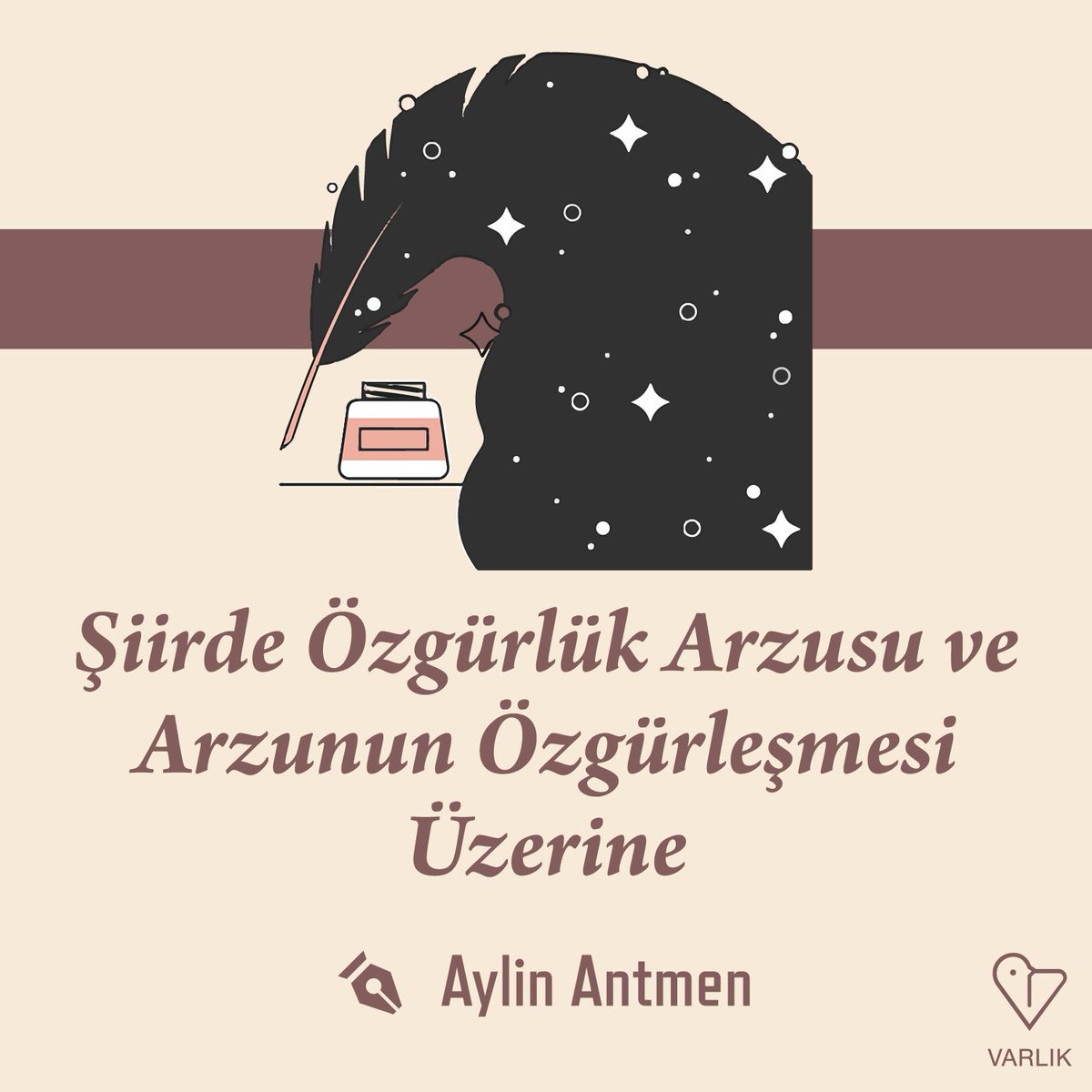 “Şiir, özünde anlamı özgürleştirerek onu yeni boyutlarıyla birlikte ele alır; bu açıdan yalıtılmış düşüncenin sessizliğinden kurtarılmış olan sesi toplumsal varlığına yeniden kazandırır.”

Aylin Antmen, şiir üzerine yeni bir denemesiyle Varlık’ın Şubat 2024 sayısında.