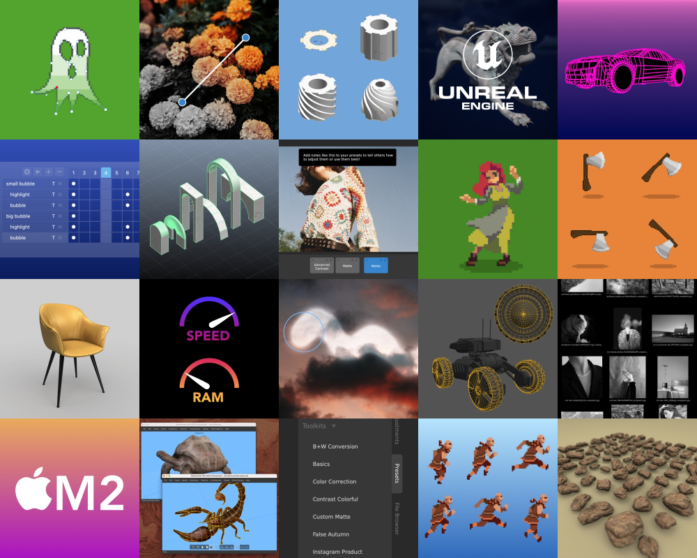 New lower prices for Pixelmash! We hate inflation so we're fighting back where we have control. For new purchases AND upgrades, same great app + year of free updates, now an even-better deal! nevercenter.com
#pixelart #pixels #ドット絵 #픽셀아트 #dotpict #gamedev #gameart