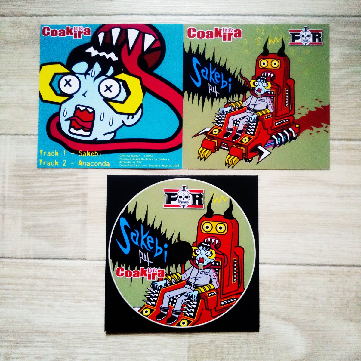 fujimi_industry's tweet image. OUT NOW!!

Coakira New EP &quot;Sakebi&quot;

Bandcamp (CDR 5USD / 3USD)
fujimi.bandcamp.com/album/sakebi
Subscription Links
ultravybe.lnk.to/sakebi

Artwroks by TSV

#Terrorcore #Speedcore #HardcoreTechno #Gabber