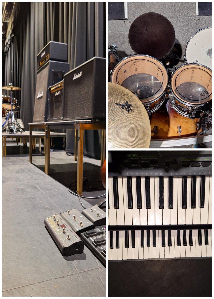 The McCarthy Theatre is almost ready for the #BattleofTheBands.  
Expect outrageous solos, amps cranked up to 11 and a lighting rig at full throttle...