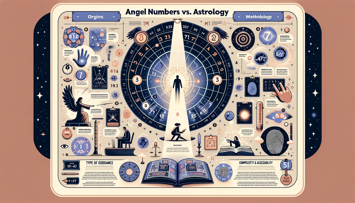 angelnumb2's tweet photo. Caught between numbers and stars? 

Our latest blog dives deep into Angel Numbers vs. Astrology. 

Discover how each can guide your spiritual path in unique ways. 

Are you team #AngelNumbers or team #Astrology?

 [https://t.co/hLfNH1SayL] #SpiritualJourney #UniverseWhispers https://t.co/T19Cp9XcwS