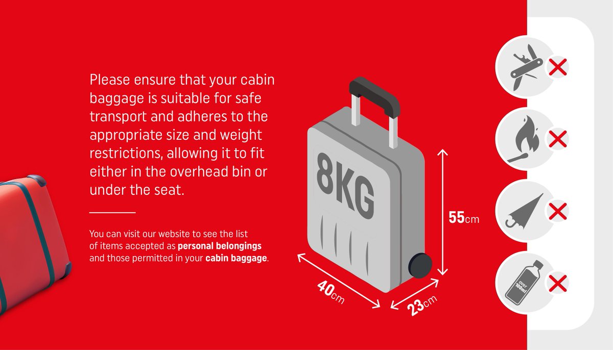 Travel Tips #4 To use overhead bin more effectively, learn cabin baggage allowance. bit.ly/TA-CabinBaggage