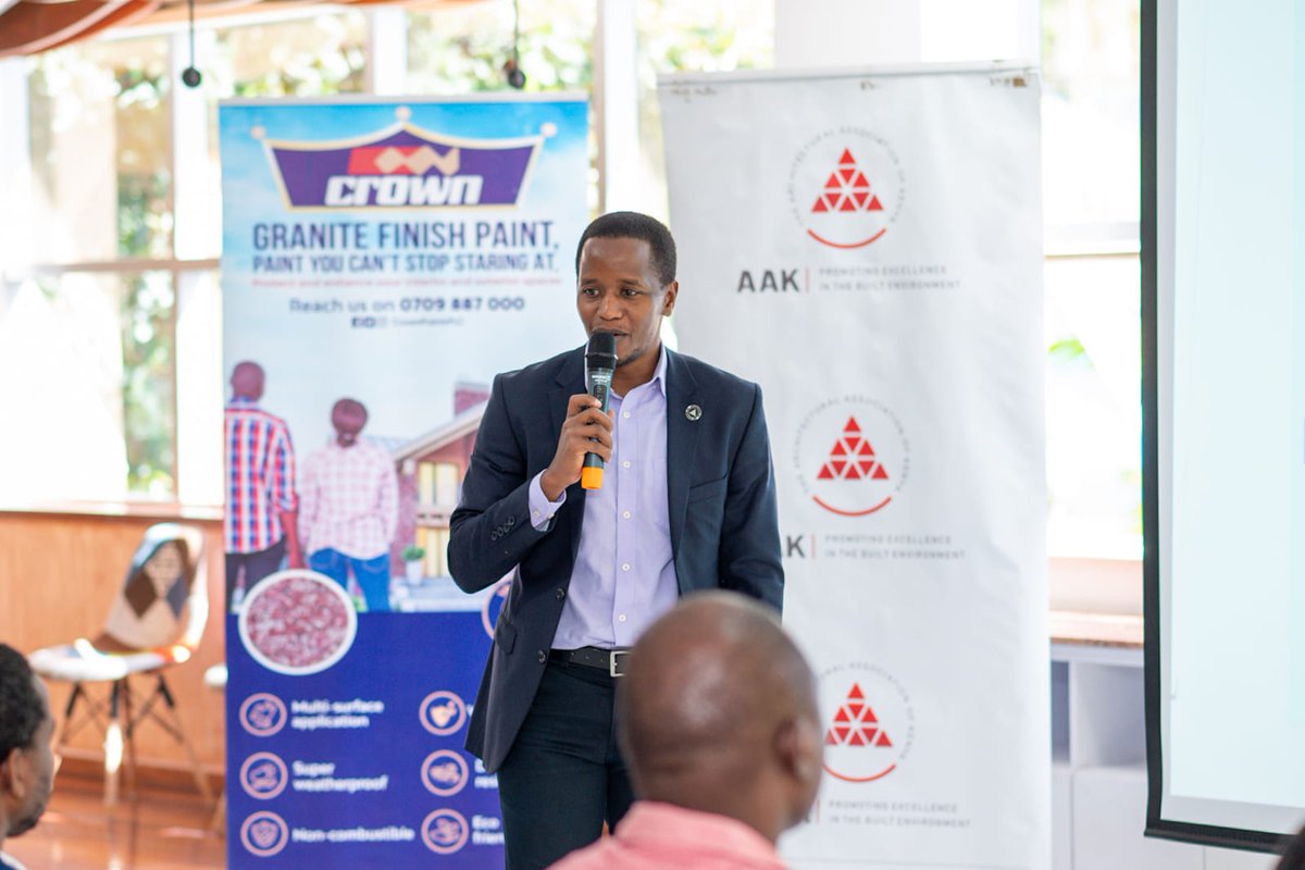 Arch_KE's tweet photo. Earlier in the session, @aak_cpm chapter chair @ndindiriw giving his opening remarks and setting the tone for the session. At AAK, construction and building health and safety are among our key advocacy areas. Join the conversation here.
#ConstructionSafetyandHealth https://t.co/mo2Ms3KhHt
