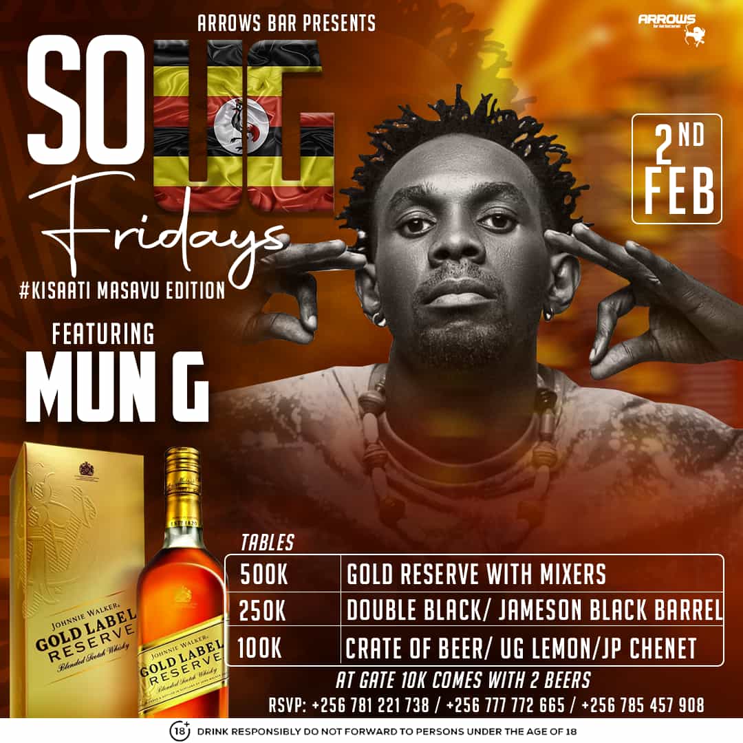 Shabankhing's tweet photo. Lero tugenda kulaga amanyi manji nyoo at @Arrowsbar256 as we celebrate ugandan music in style featuring @MunGmato we're going to party paka kuwulira bubi https://t.co/Tg8unNcEAf