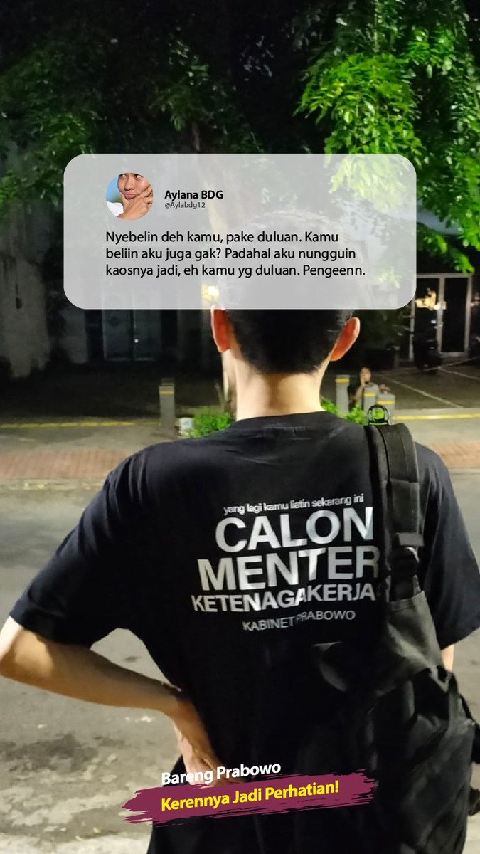 chic_chiko's tweet photo. @ShenaSheira @WelmiAndrian Sis, ada pilihan ASIKNYAKita YesBOWOGBRaN aja. Cuma beliau capres yg nowdays, bisa sekali nge-jive sama generasi kita.
 
 #PetisiSejutaAnakMuda
 MUDABerani JadiMENTERI https://t.co/EUrfbrSQEA