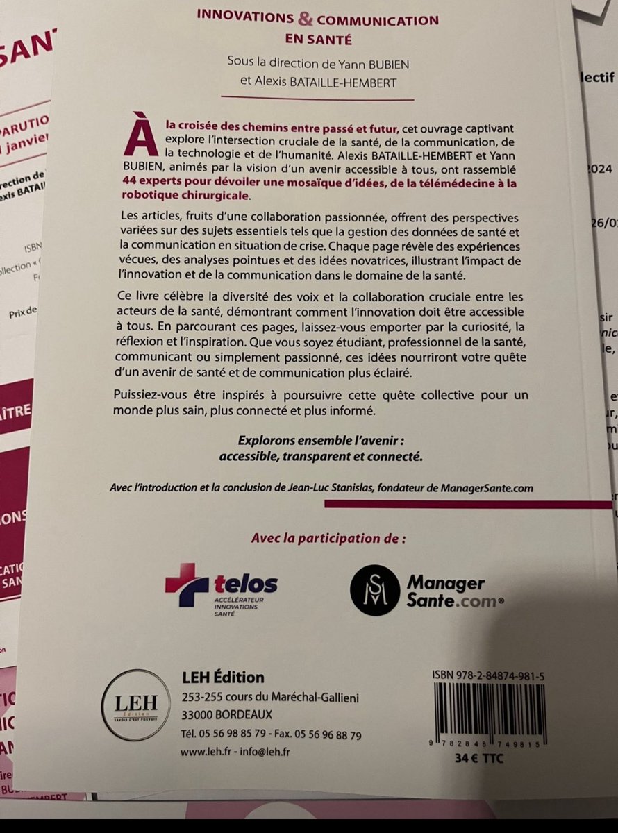 Telos santé tweet media