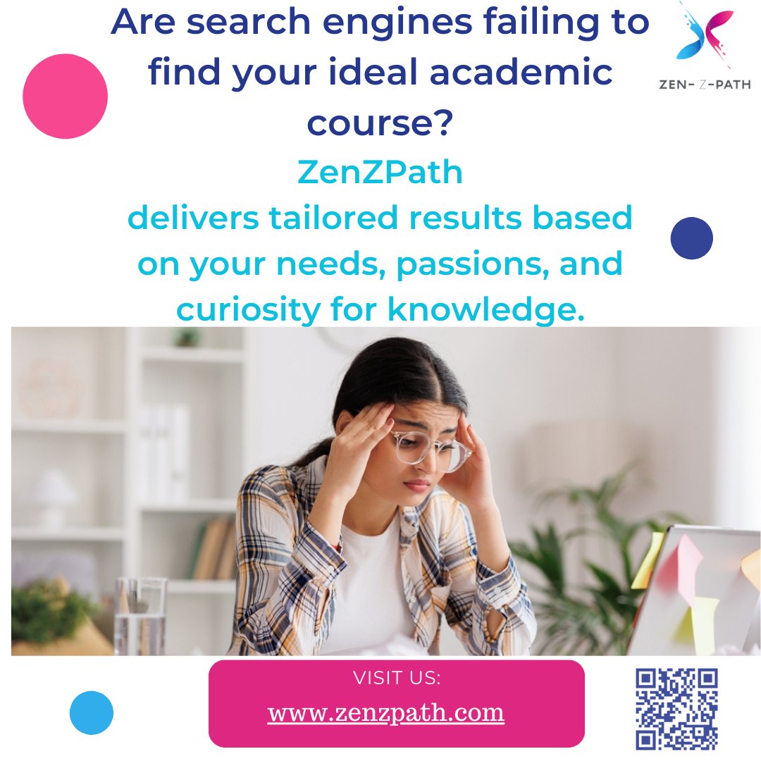 zenZpath's tweet image. &quot;Finding Your Perfect Academic Course Made Easy&quot;
#AcademicSolutions #TailoredLearning #KnowledgeSeekers #zenzpath