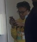 me in school texting my lil shit