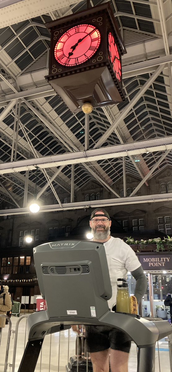 AngelaCMcCormac's tweet photo. Joe Roy has started his epic 100,000 step challenge at Glasgow Central Station in aid of @TheBHF 

If you are near Central Station today, please drop by to say hello and if you can, make a donation. He is so close to his £12k target. Thank you! ❤️ https://t.co/NskU4ZZfXa