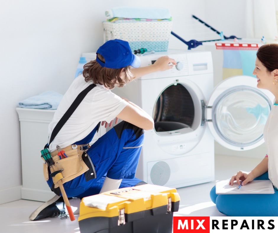 MixRepairs's tweet photo. Don't let a broken #tumble #dryer dampen your spirits! We've got you covered 🧺🧦

Contact us today to schedule a #service and get your tumble dryer up and running again!

💻Book Online: https://t.co/8Ez4cMmCAn
☎️Call: 016 2296 0426

#appliancerepairs #Repairs #Kent #Maidstone https://t.co/uCXgyo478L