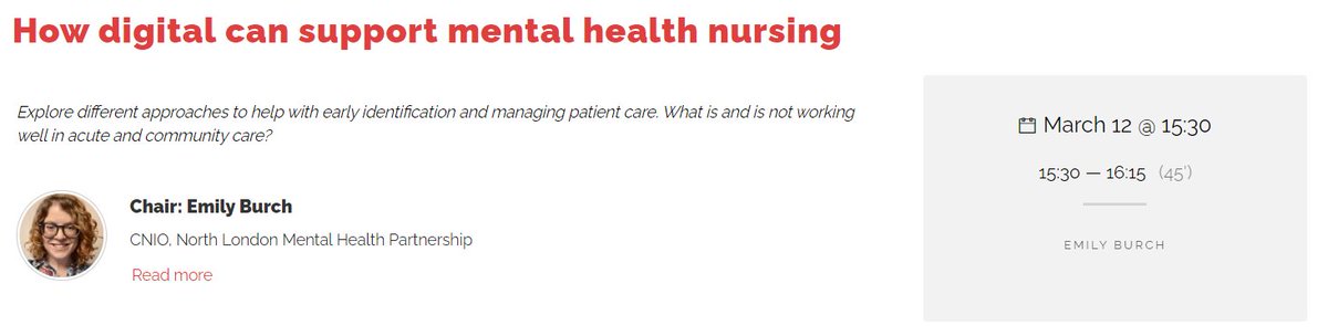 🔈#Rewired24 session announcement🔈 How digital can support mental health nursing on day one, Digital Nursing & Midwifery Summit. With @elmorose84, North London Mental Health Partnership. FULL SESSION👇 digitalhealthrewired.com/class/training…