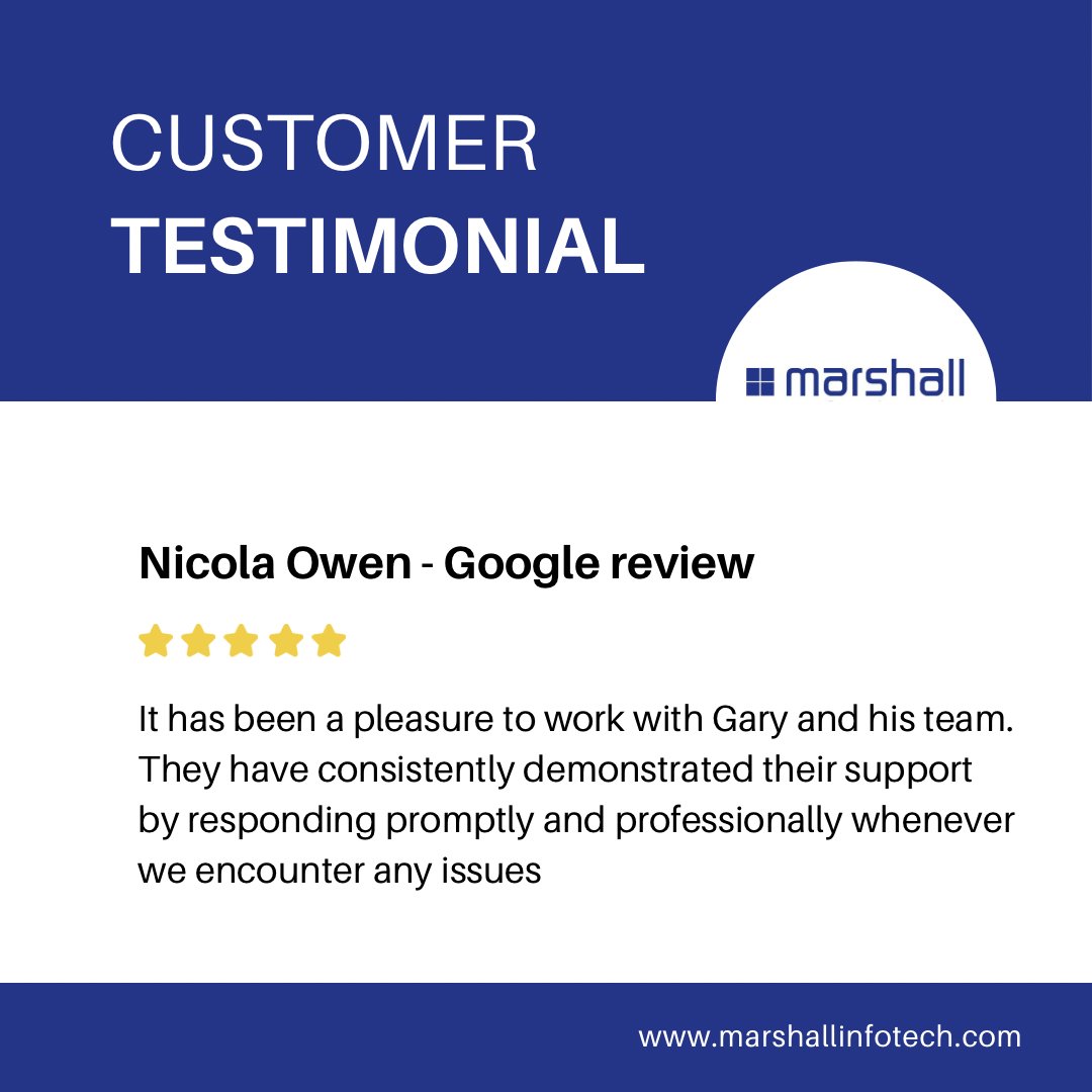 Our motto is to ‘make sure your business is always up, always on’ so we’re pleased to see this Google review from a client expressing how we do this. – “responding promptly and professionally whenever we encounter any issues” 😊

#itpartner #itsupport #london