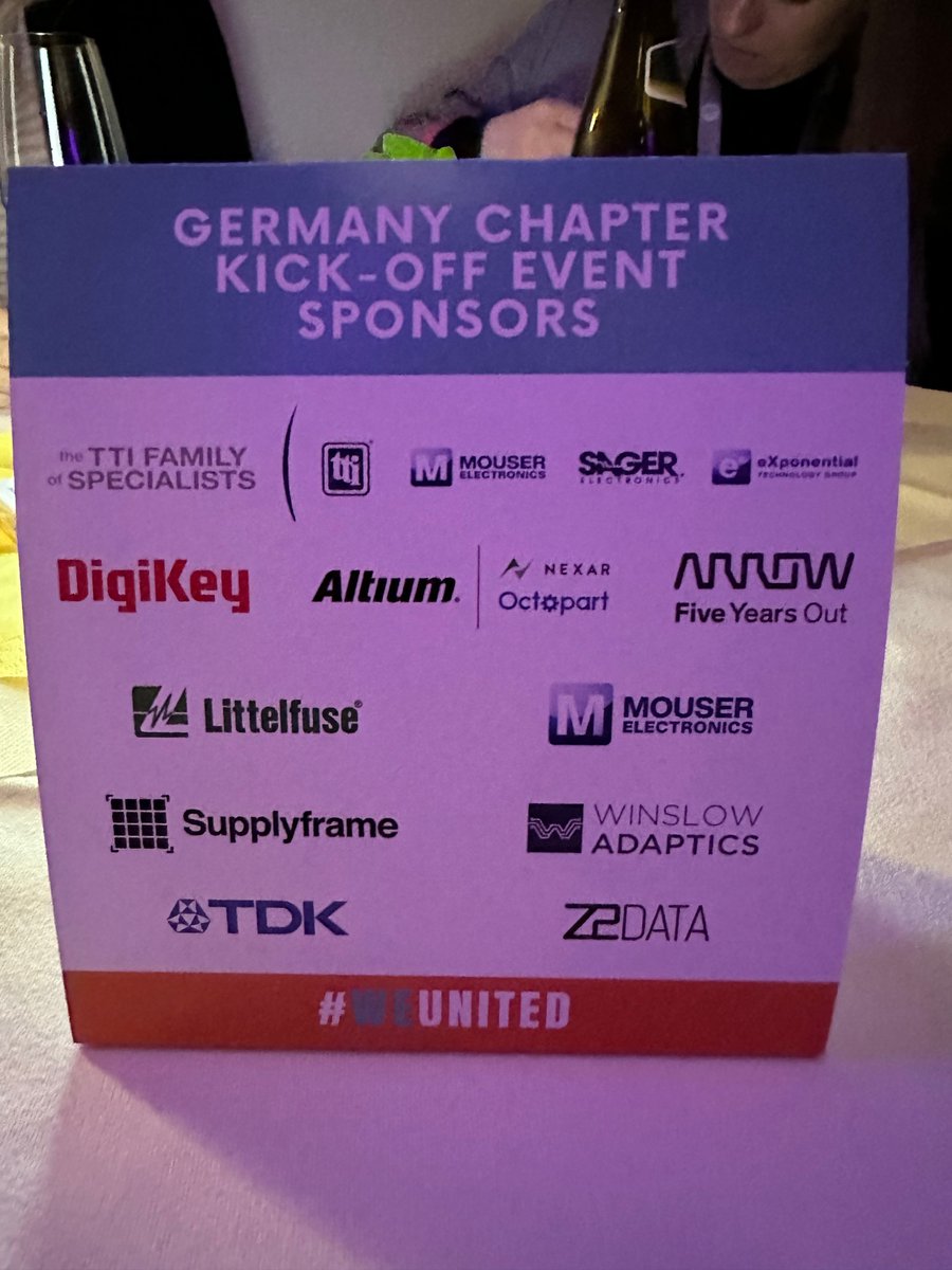 Altium unterstützt mit Freude @WomenElectronic. Heute Abend sind wir beim Kick-off-Meeting in München.Aufgrund der hohen Nachfrage haben wir einen Bereich des <a href="/HardRock/">Hard Rock Cafe</a> hier in München genutzt und von den Podiumsdiskussionen profitiert