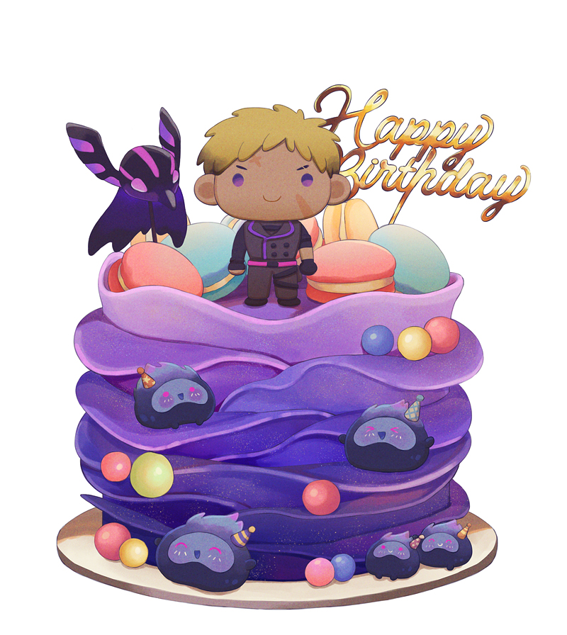 「Made birthday cake asset for Vanta!Hope 」|CHA•commission OPEN📌のイラスト