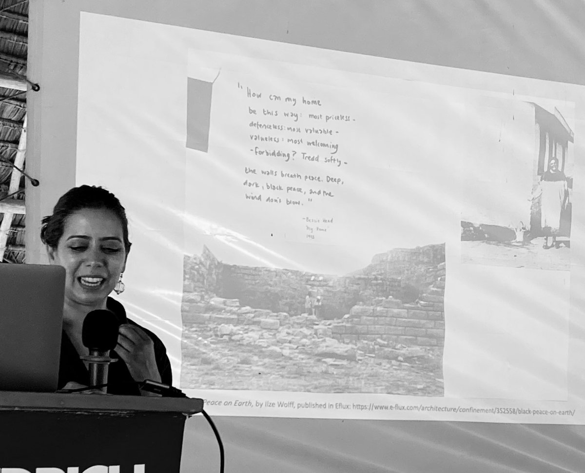 Grateful to be able to listen to @HudaTayob who co-curated the incredibly beautiful @AOForgetfulness with stories and thinking about neighbourliness, borders, violence, locatedness, distance, home @UTADO_Africa. Very timely now. Highly recommended podcast archiveofforgetfulness.com/Podcast-series