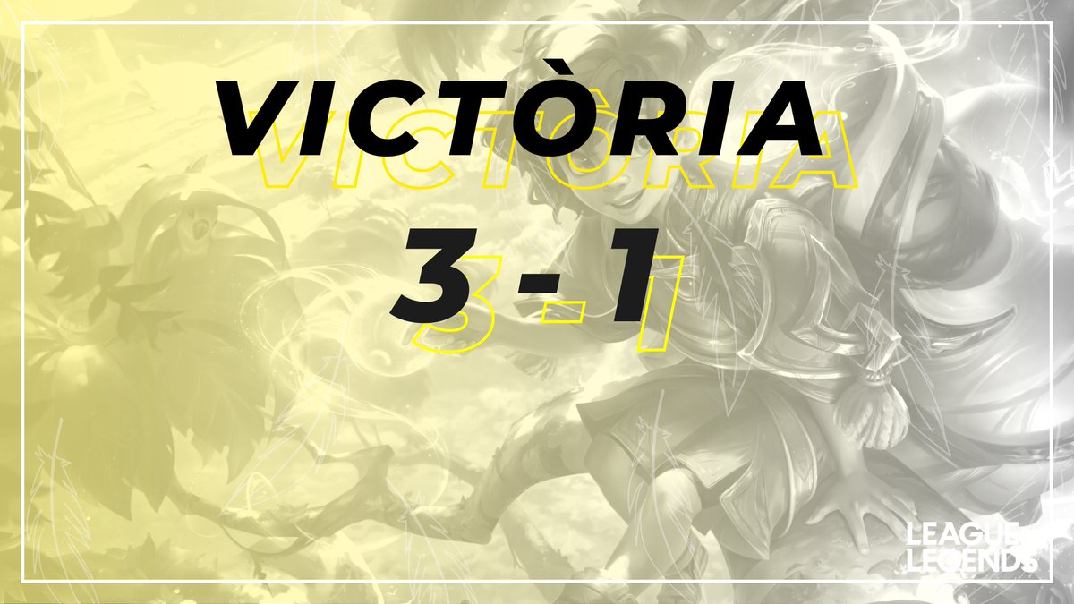 Perdoneu, estava AFK.
Ens posem 3-1 i recuperem la derrota de dimarts jugant avui contra <a href="/GamingBarxelona/">Gaming Barcelona eSports Club</a> en un partidàs.
Seguim treballant per mantenir-nos en la zona alta de la taula.
GGWP!