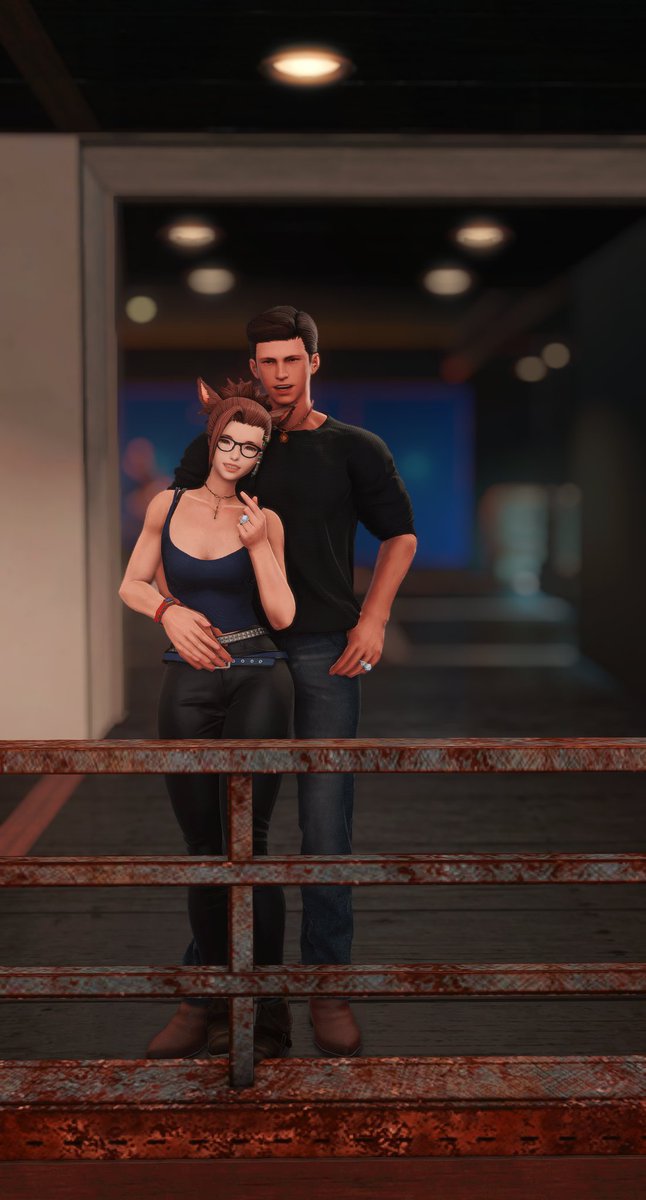 KaticaDavaa's tweet photo. Last gpose for tonight! Promise!
Winded down at shark's FC.
Fun little date night for @Iricin_Marr & I.
#FF14SS #FFXIV #GPOSERS #XIV #PICTCLIP https://t.co/wjw4gImAYd