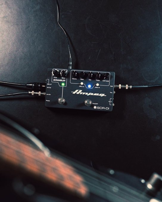 Ampeg_jp's tweet photo. \音作りの中核を担うDI🌳/
#SCRDI は、ウルトラ・ハイ/ロー・フィルターを擁する伝統の #Ampeg EQと、ドライブさせた真空管のような歪みが得られるBass Scramblerの2つのスイッチを搭載したDI&プリアンプです🧙
これ1台でサウンドメイクのほどんどが完結🙆♀️
▼製品詳細▼
https://t.co/gqkjsVevEC https://t.co/FQ2WUjlxFc