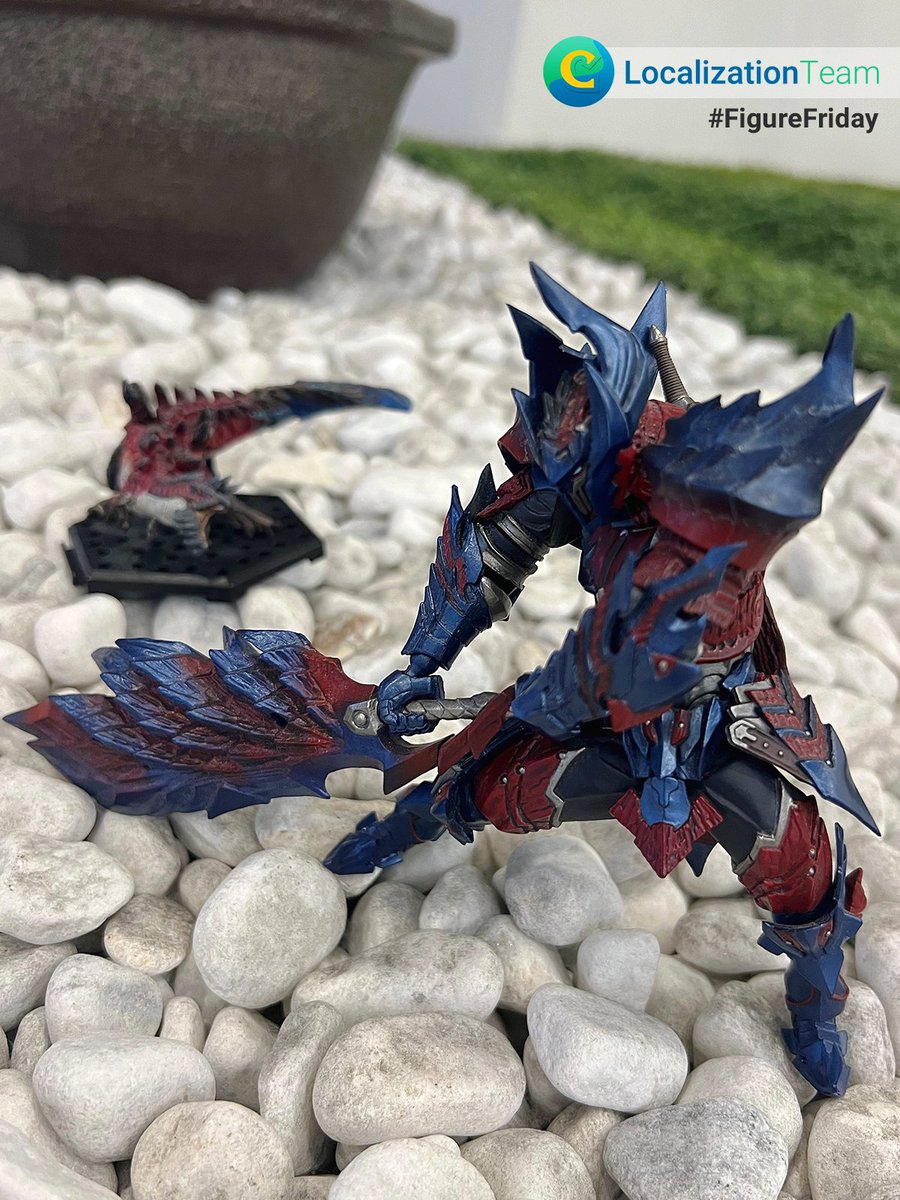 It appears this hunter has been on many a mushroom gathering quest! IYKYK! This week for #FigureFriday, we're featuring the mighty Glavenus! Have you faced off with this Brute Wyvern in your #ReturntoWorld?