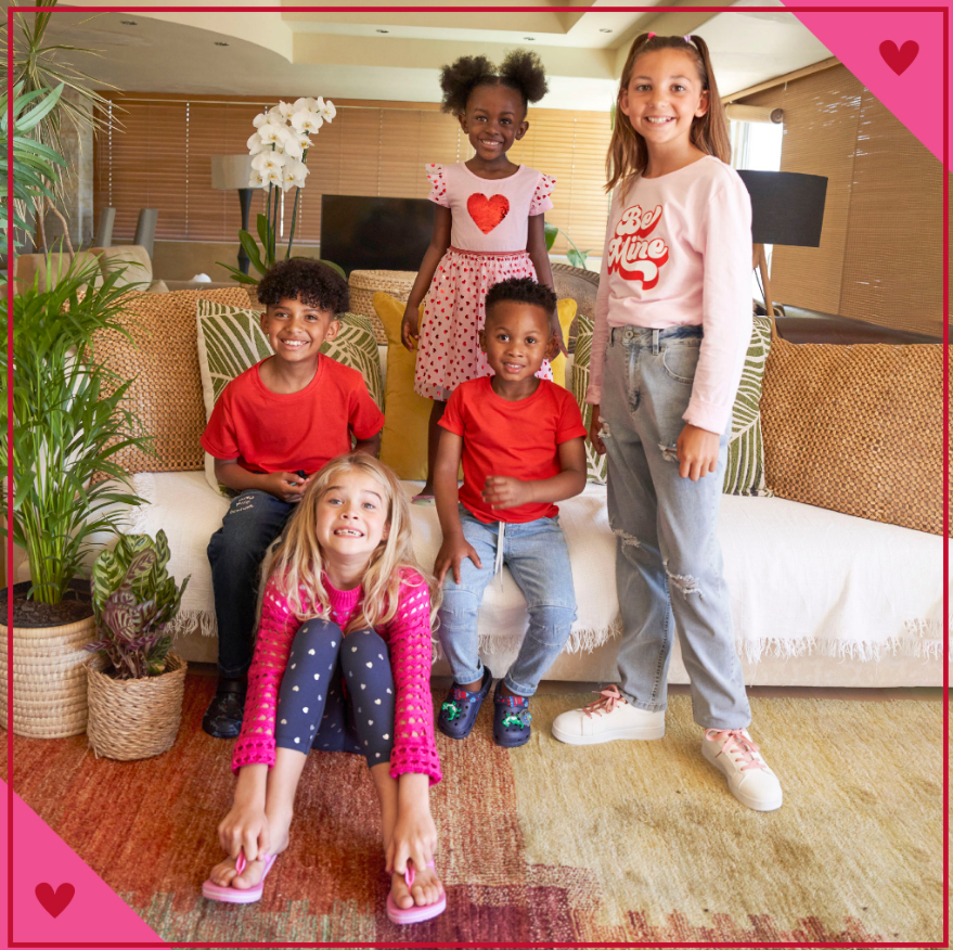 TableviewCentre's tweet photo. Spread love with style! 💖 Pick n Pay Clothing's adorable Valentine’s Day-themed tees for kids are the perfect blend of cute and comfy. 💕 Explore affordable fashion that steals hearts without breaking the bank. https://t.co/moDNV5p3lO